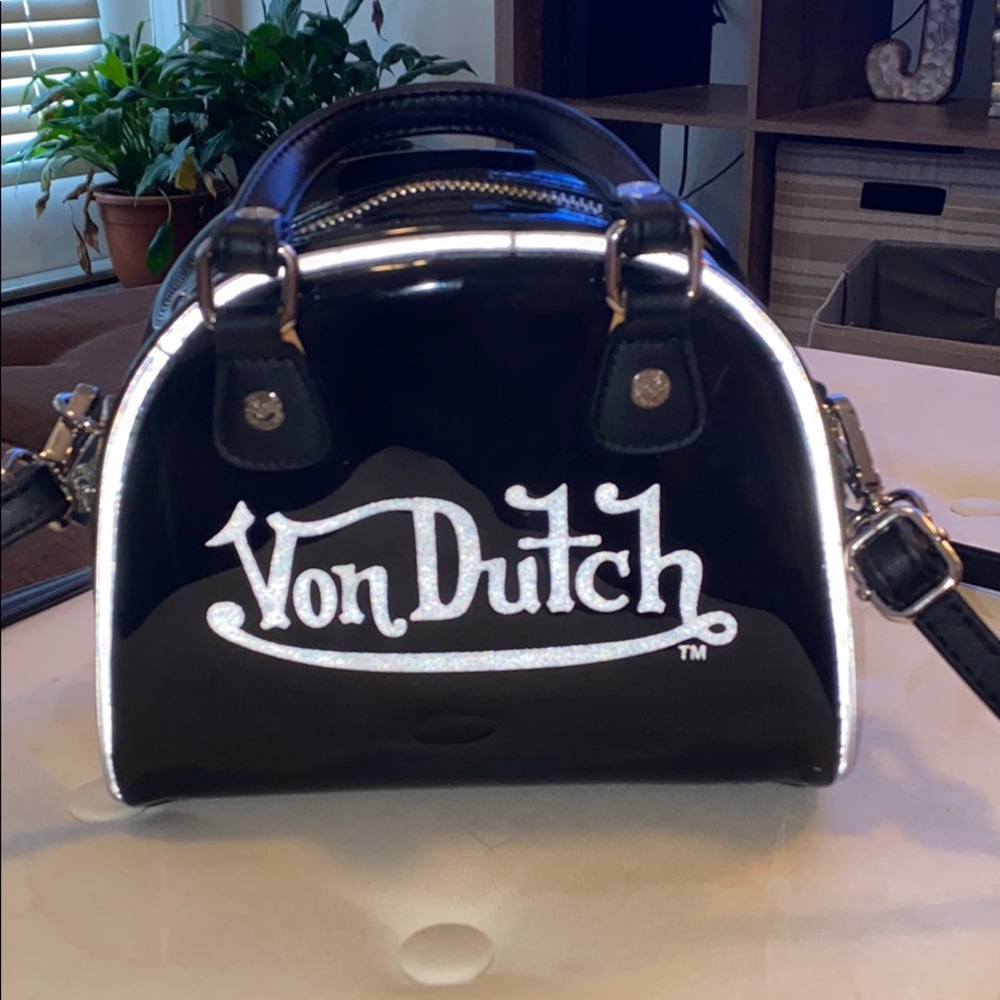 Von Dutch Mini Bowling Bag Purse
